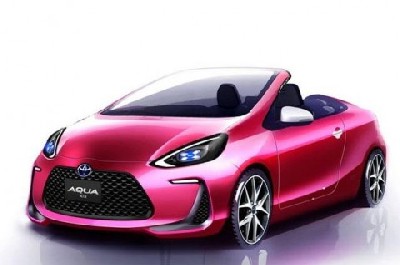 Toyota Aqua Air Roadster concept previewed for Tokyo Motor Show